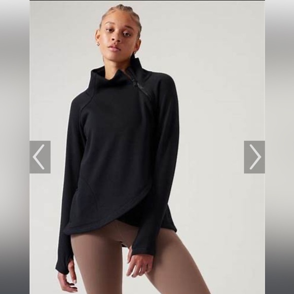 Athleta Cozy Karma Asym neck sweatshirt
Black Size XL New with tag plush fleece - Picture 3 of 10